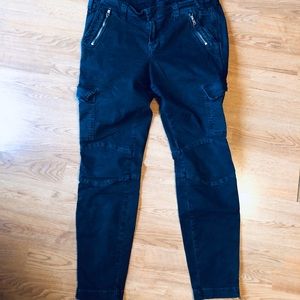J brand Jeans black widow cargo skinny